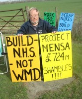 Demo at AWE Burghfield on 12.3.2015