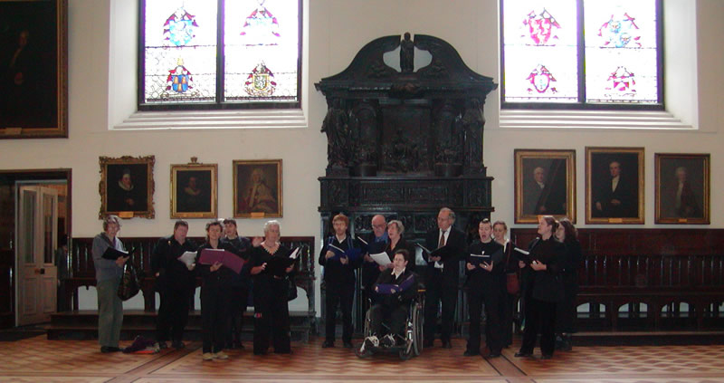 Currently being performed in House of Commons Lobby, Oratorio – Trident: A British War Crime