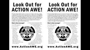 Leaflet for Events in Towns