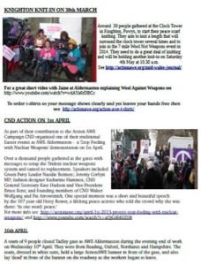 Action AWE Newsletter No.2 – May 2013