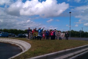 Grass by Main Gate at AWE Burghfield