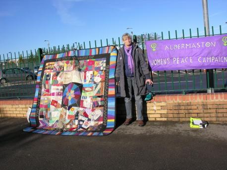 AWE protesters stage Remembrance Sunday vigil