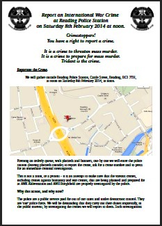 Pdf leaflet: Reporting a crime at Reading Police Station – 8th Feb 2014