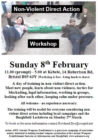 Non-Violent Direct Action Workshop – Bristol