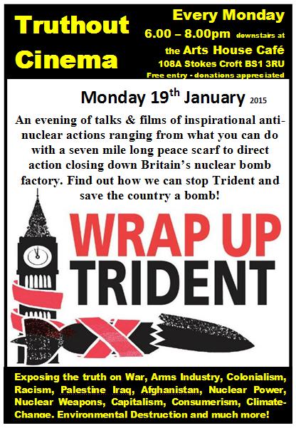 Bristol: WRAP UP TRIDENT FILM NITE – Monday 19th January