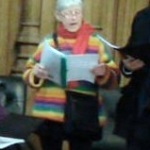 Paula singing in the House of Commons Lobby, 11th March, 2015